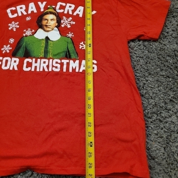 ELF Cray Cray for Christmas Tshirt - Picture 5 of 7